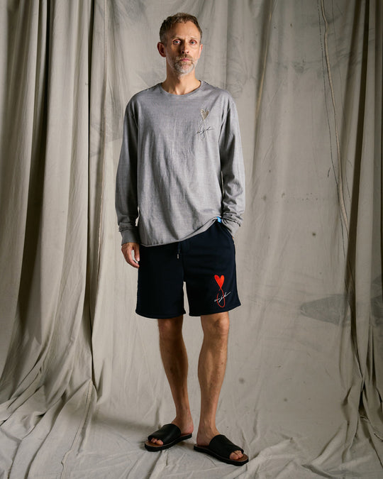 【Maison Honoré Paris × wjk】heart fish cut-off L/S