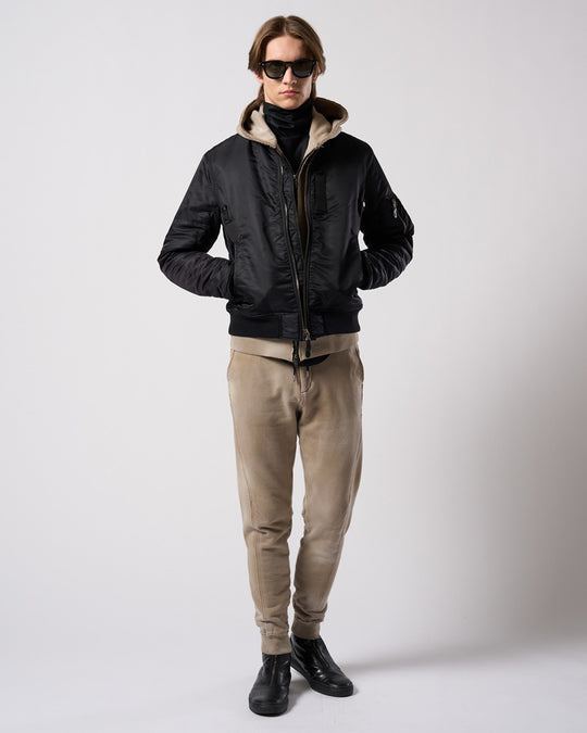 fade switching rib sweat pants