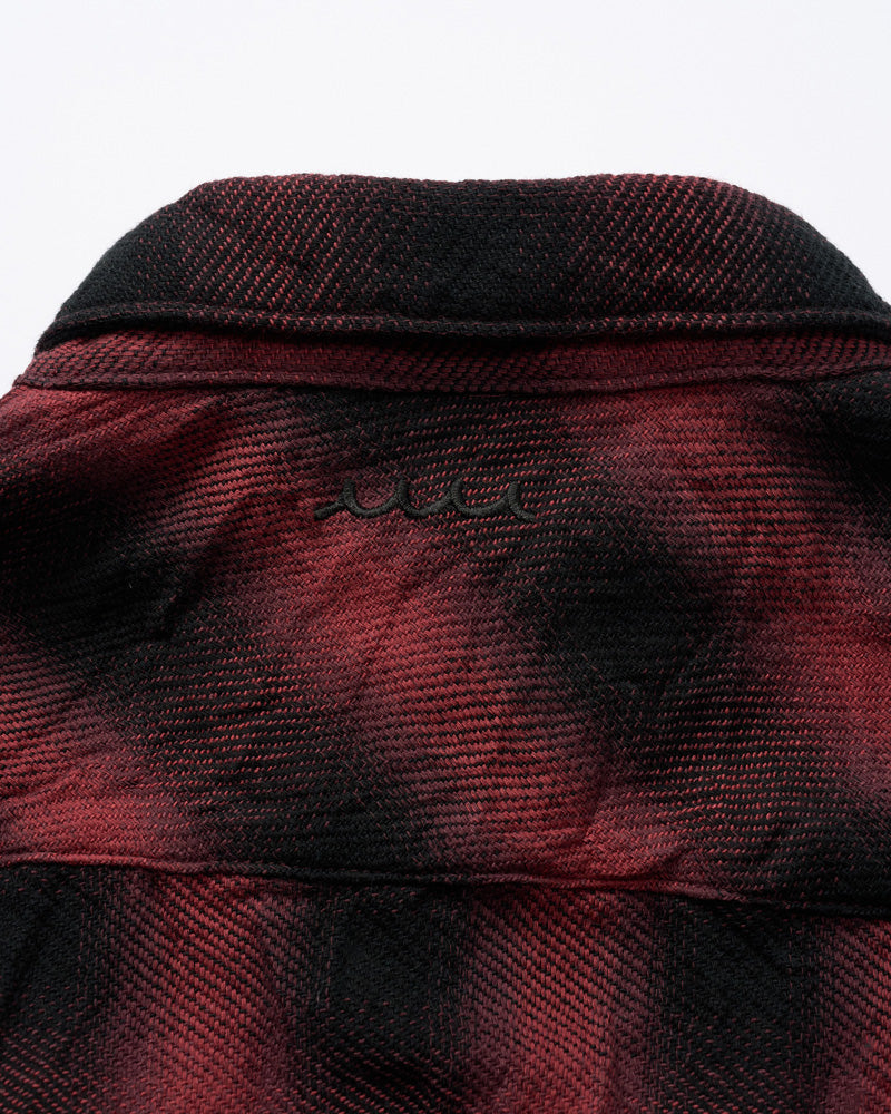 【muta × wjk】twist wrinkle check shirt