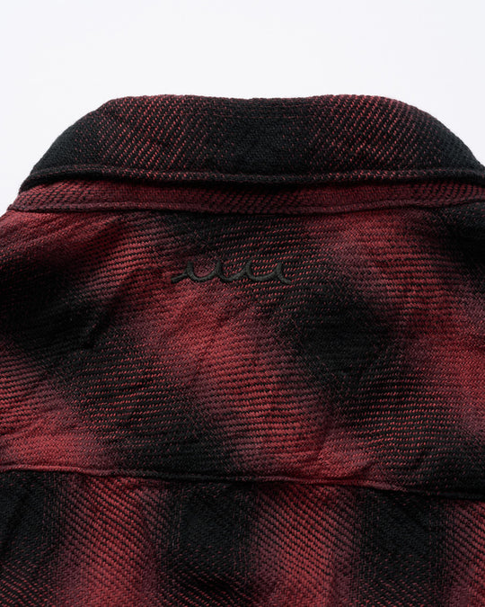 【muta × wjk】twist wrinkle check shirt