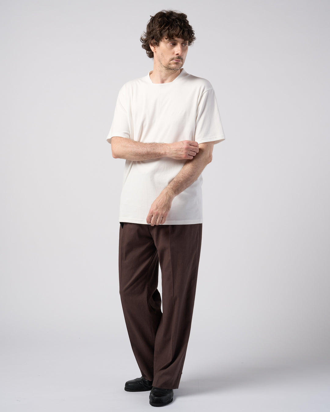 luxury cotton high back neck S/S