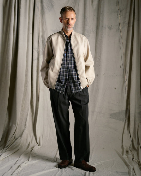 airy wool voile shirt
