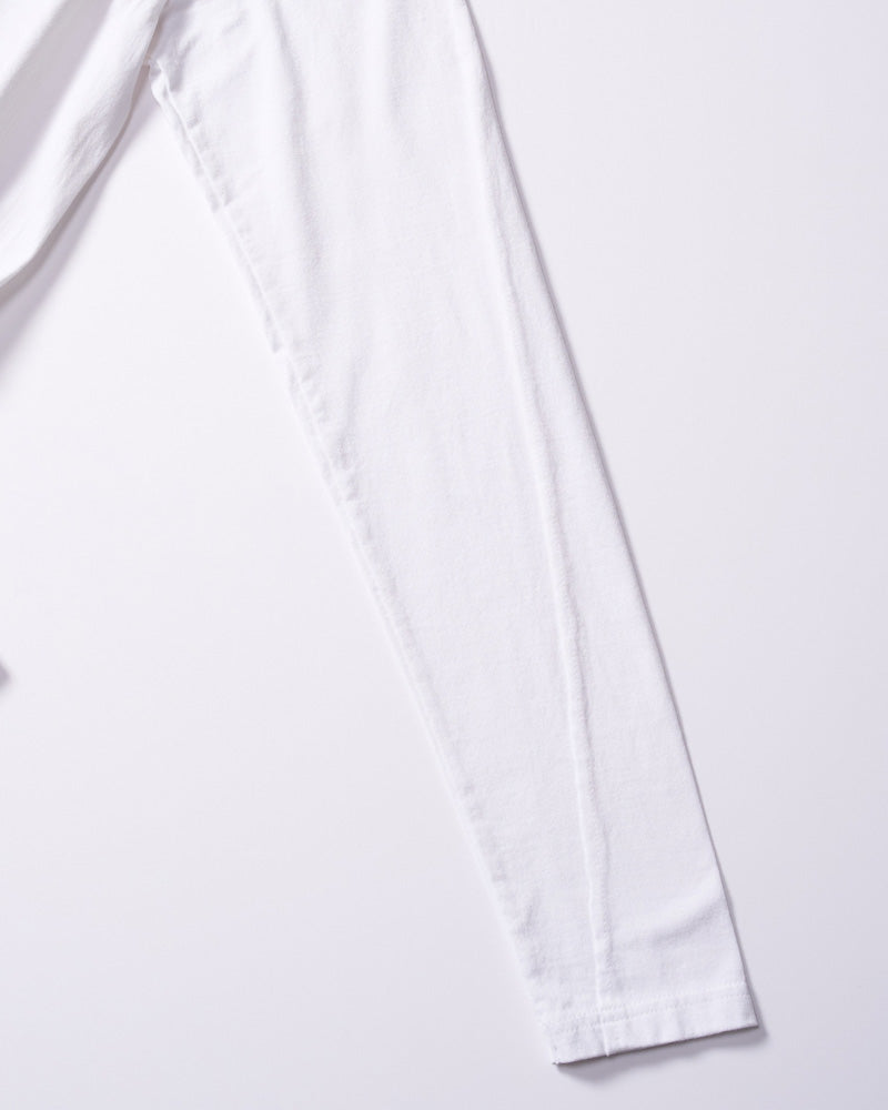 slim basic crew-neck L/S