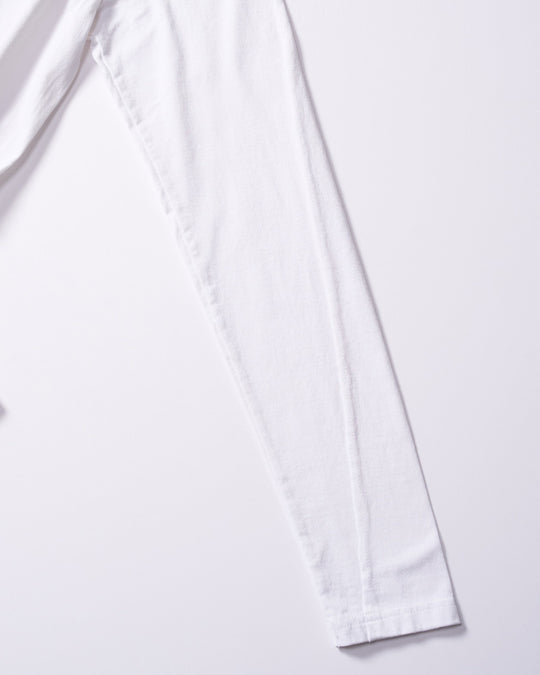 slim basic crew-neck L/S
