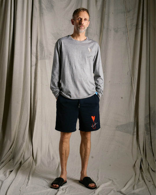 【Maison Honoré Paris × wjk】heart fish cut-off L/S