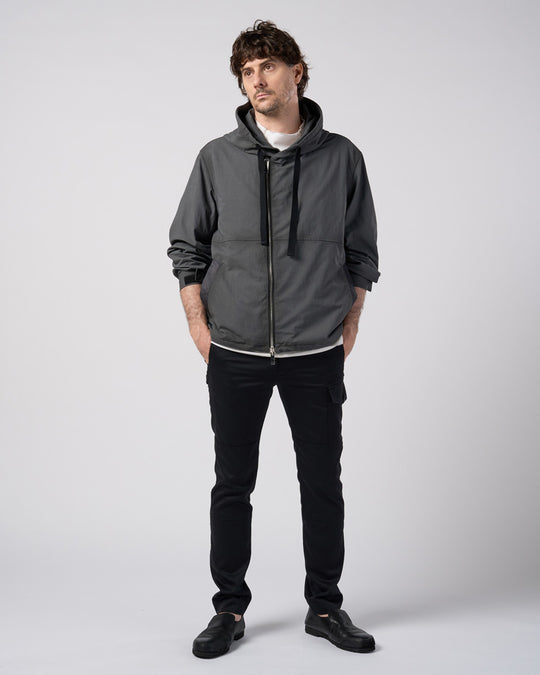 fine satin slim cargo