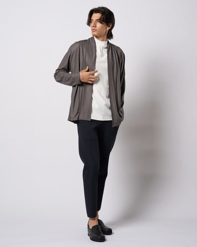 luxury cotton mock neck S/S