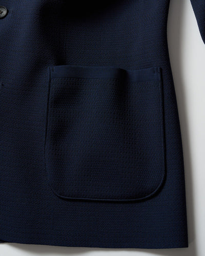 function knit jacket (jacquard check)