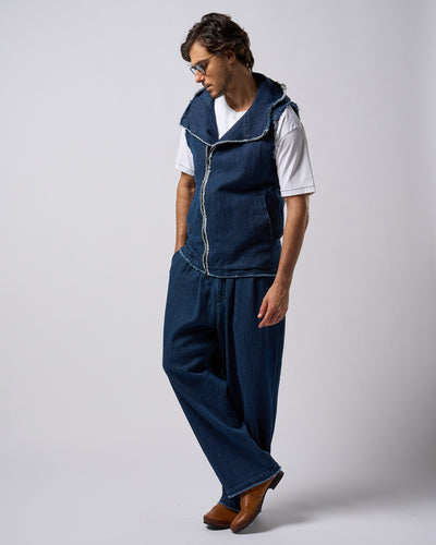 2-tuck wide trousers