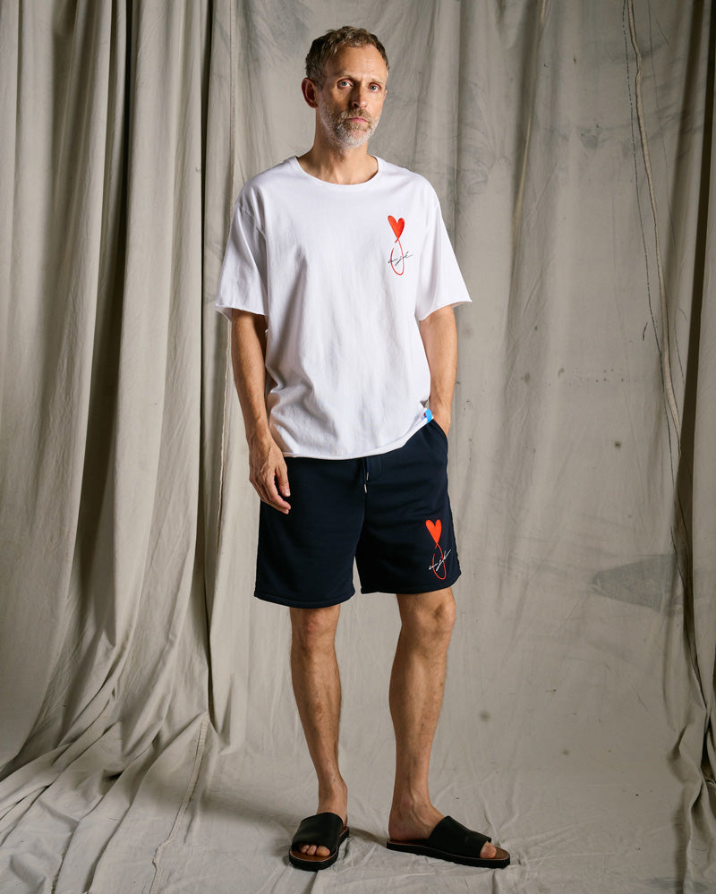 【Maison Honoré Paris × wjk】heart fish cut-off S/S