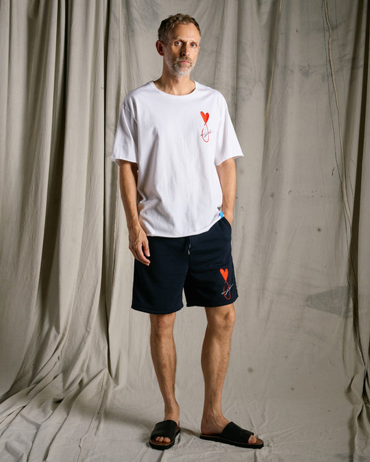 【Maison Honoré Paris × wjk】heart fish cut-off S/S