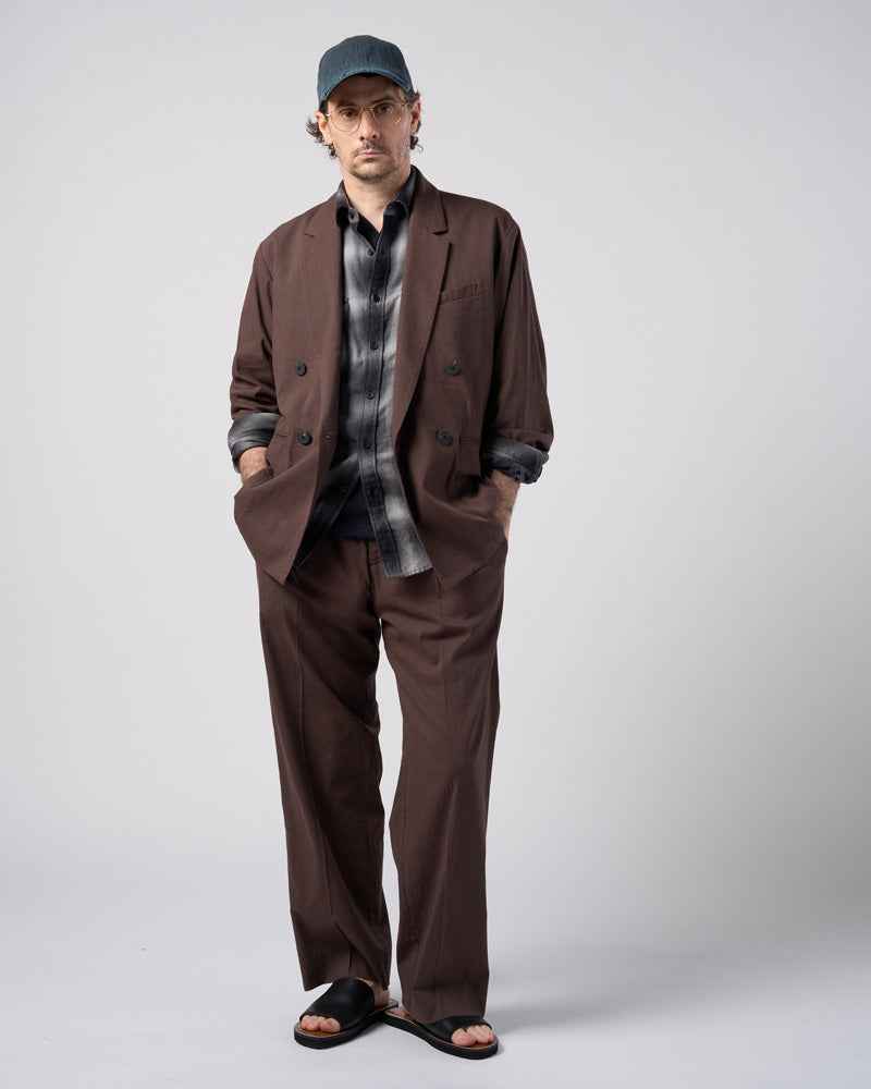 loose check western shirt