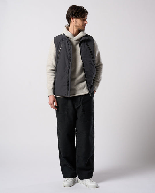 solid zip vest