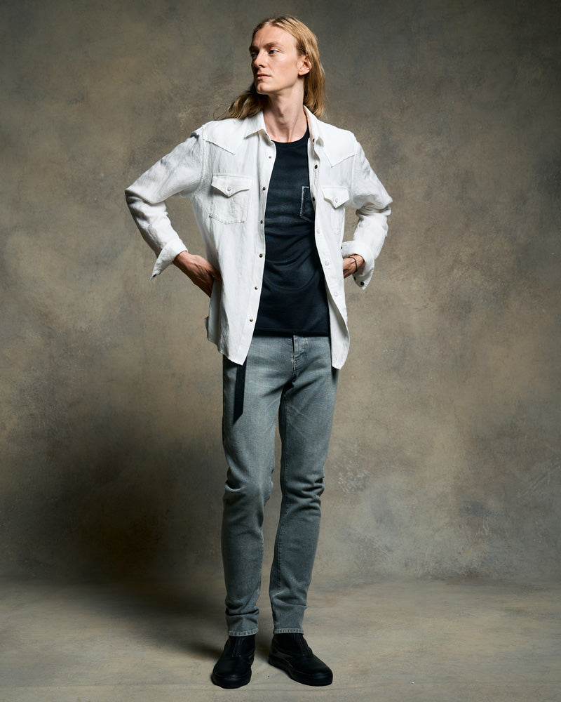 spray dye leather pocket-T