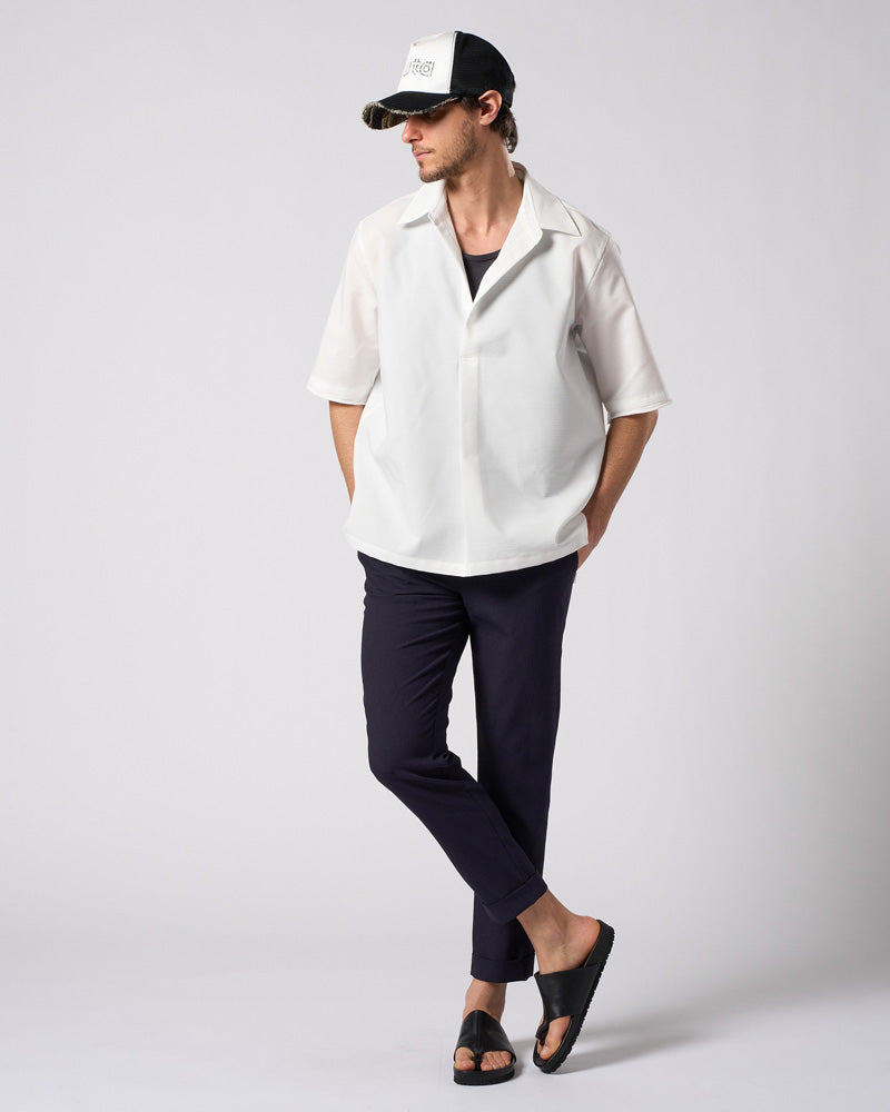 tuck slim slacks