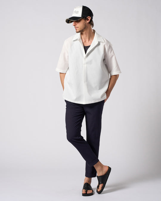 tuck slim slacks