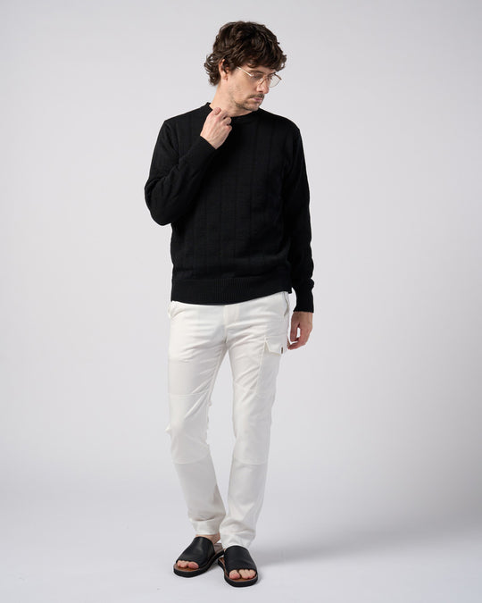 GIMA stripe knit pull-over