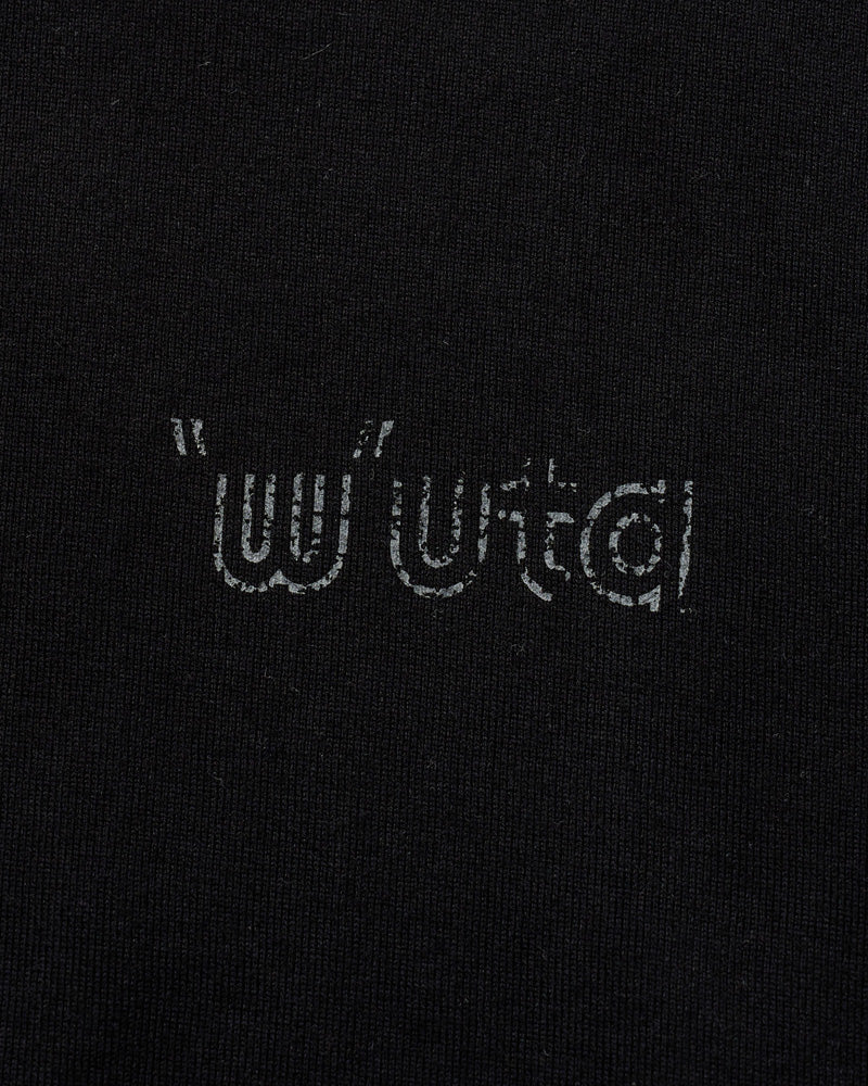 【muta × wjk】cut-off crew-neck L/S(printed)