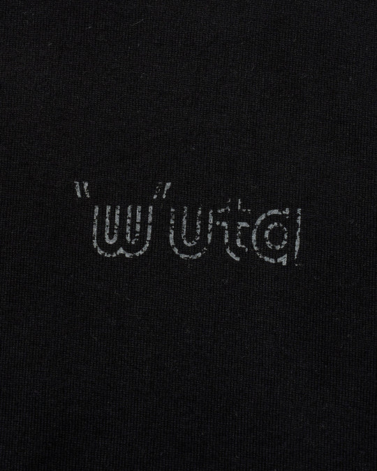 【muta × wjk】cut-off crew-neck L/S(printed)