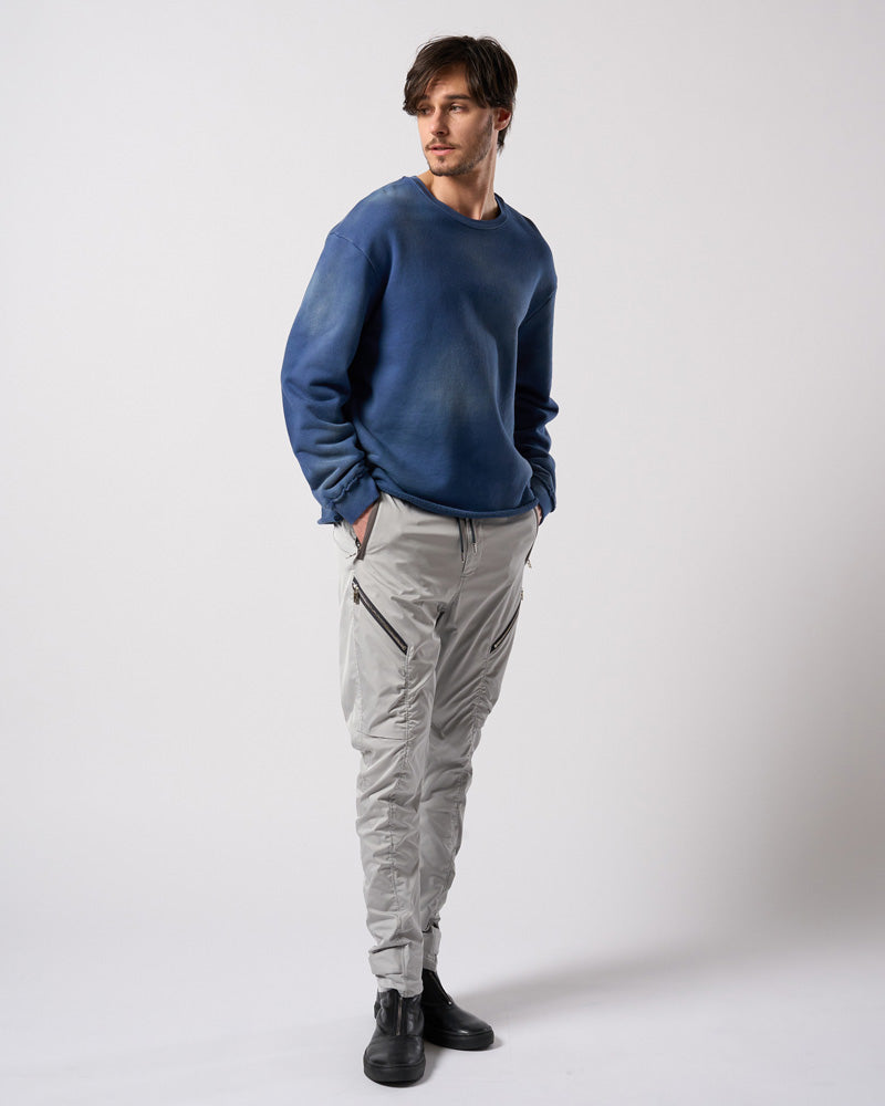 fade cut-off sweatshirt