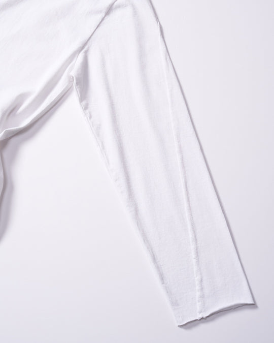 cut-off crew-neck L/S