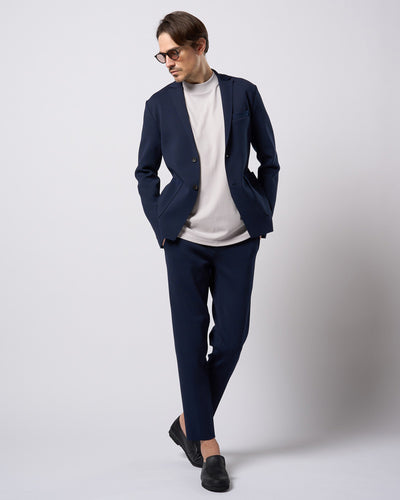 function knit easy slacks (jacquard check)