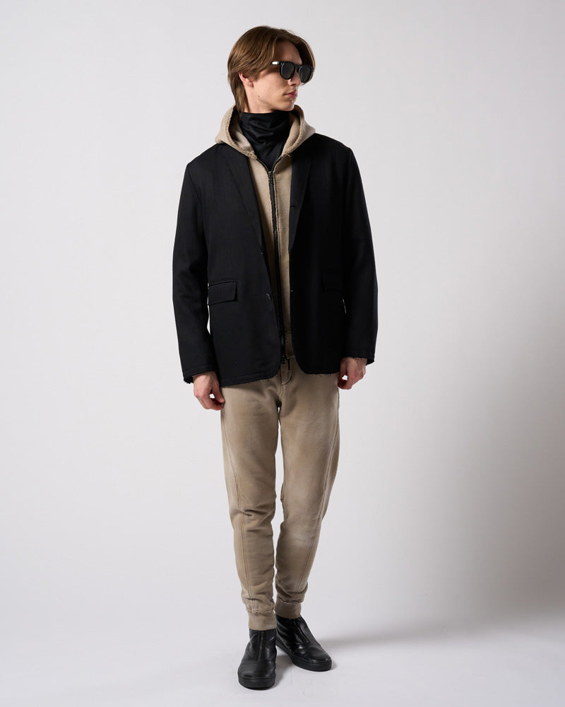 venetian stripe single jacket