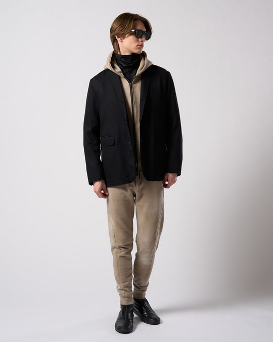 venetian stripe single jacket