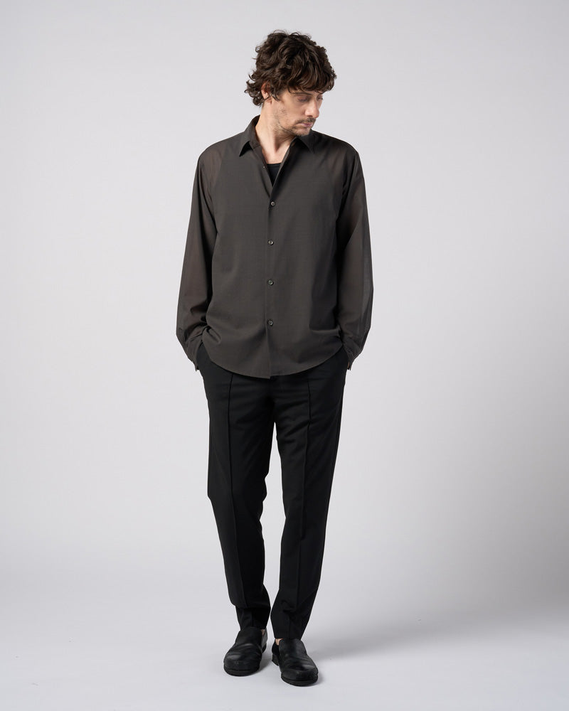 comfort pin-tuck slim slacks