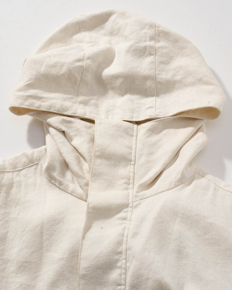 hooded blouson