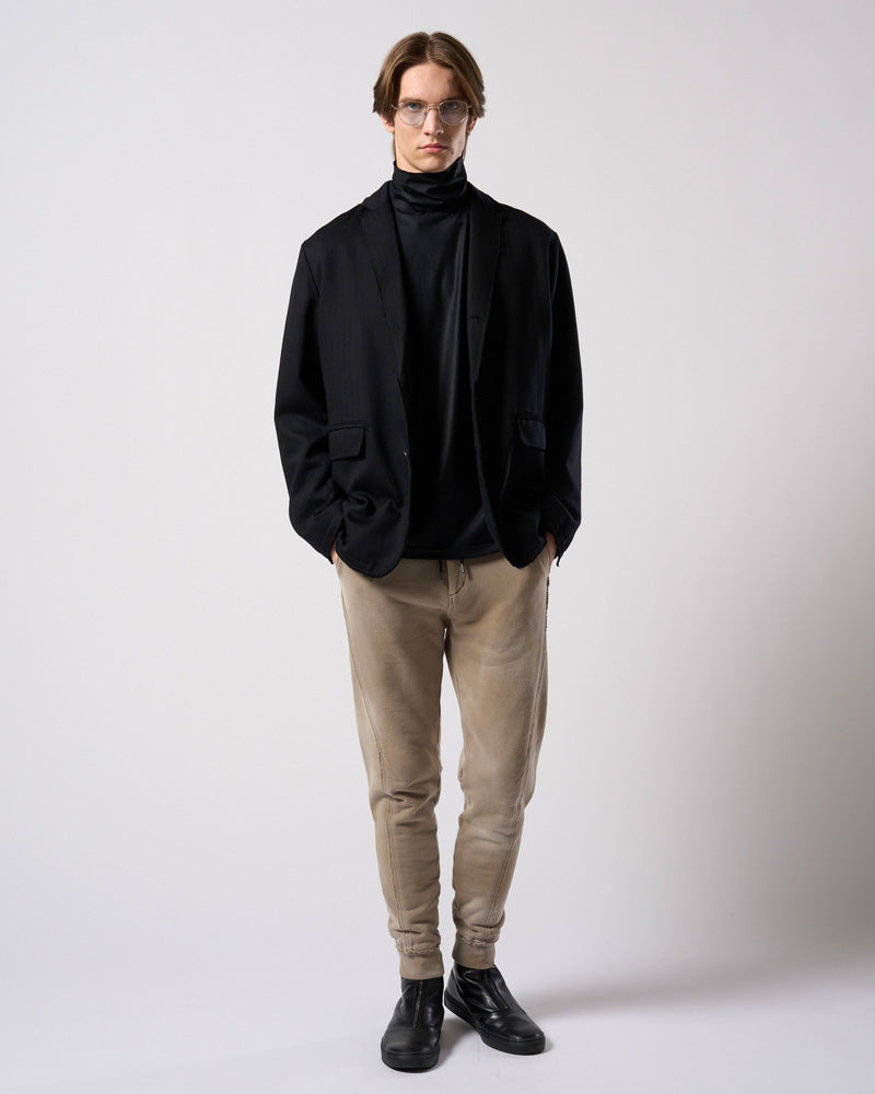 venetian stripe single jacket