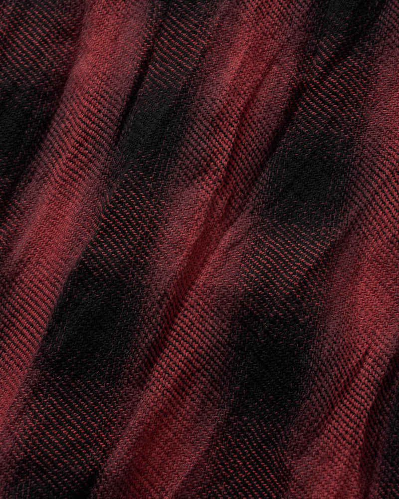 【muta × wjk】twist wrinkle check shirt