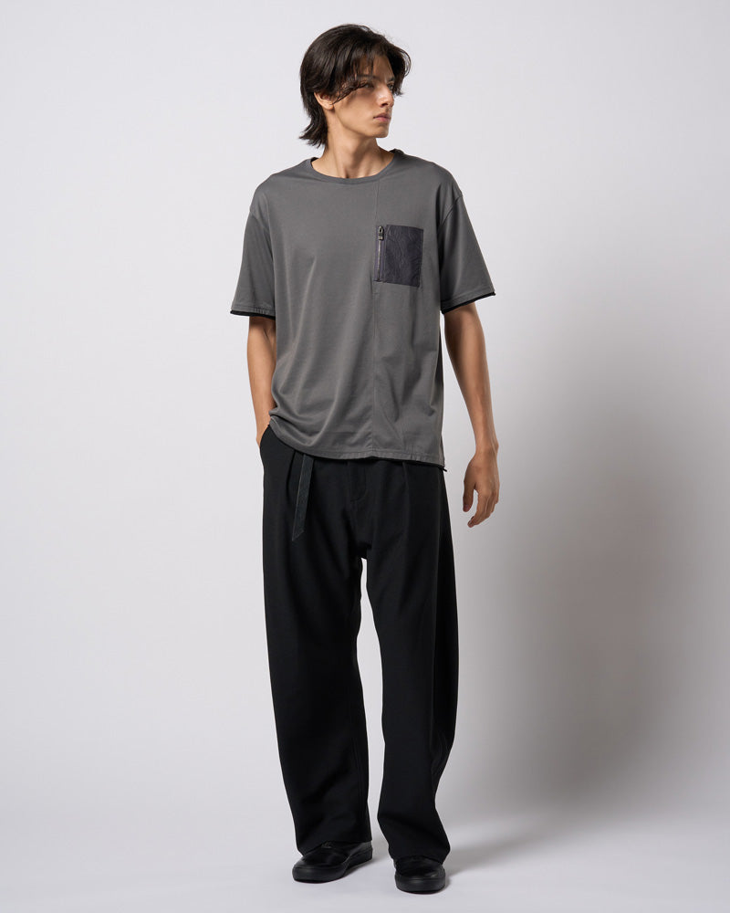 cool touch zip-pocket S/S