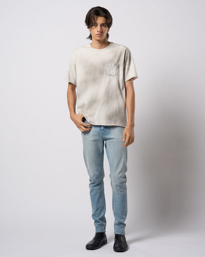 spray dye leather pocket-T