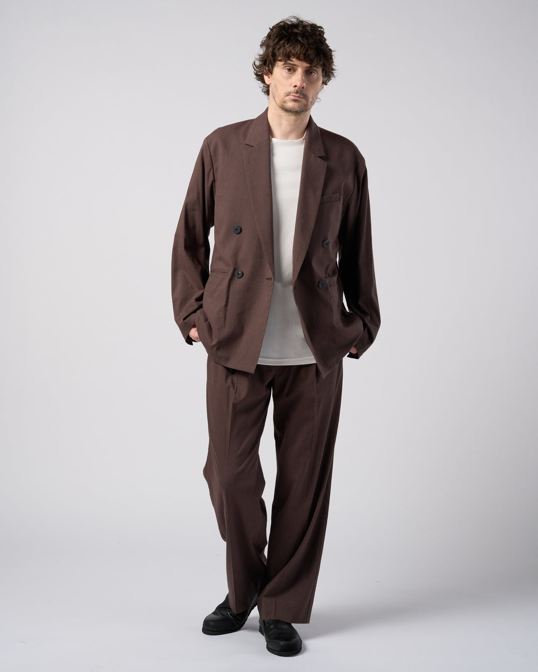 luxury cotton high back neck S/S