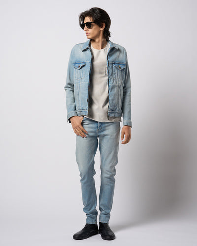 slim banana denim
