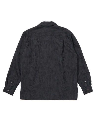 jacquard open collar shirt