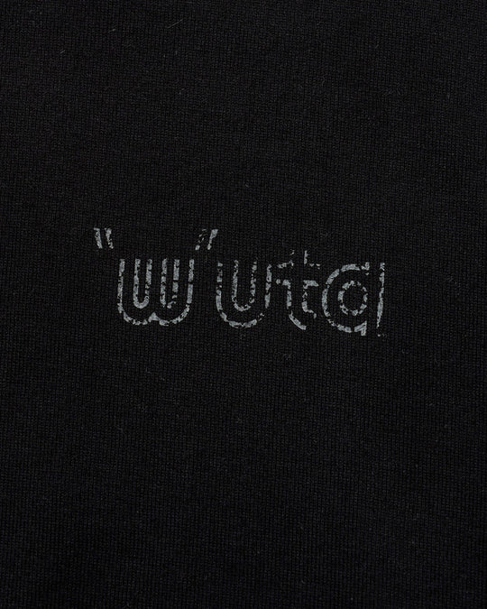 【muta × wjk】cut-off mock-neck L/S(printed)