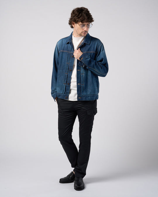 fine satin slim cargo