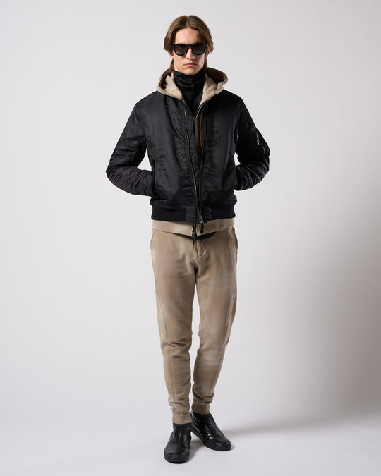 fade zip-up hoodie
