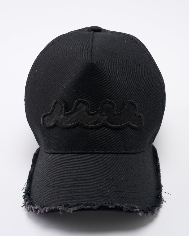 【muta × wjk】wave cut-off mesh cap