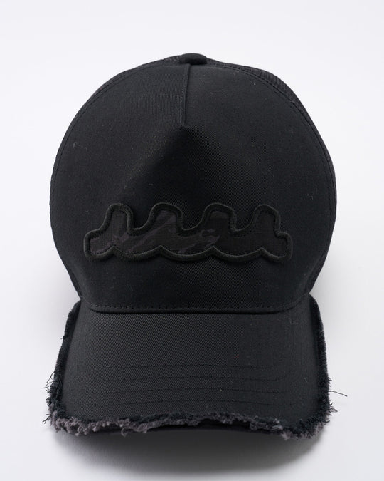 【muta × wjk】wave cut-off mesh cap
