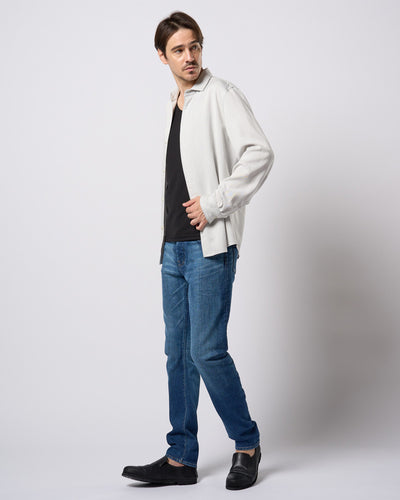fly front shirt