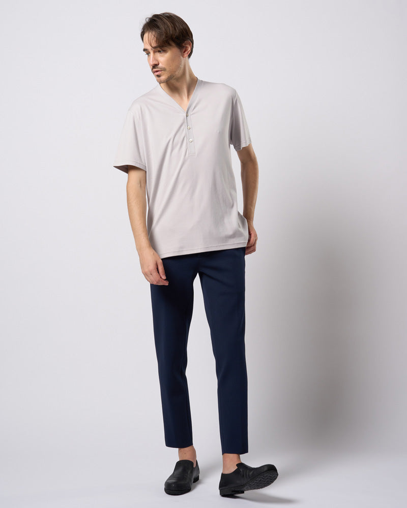 function knit easy slacks (jacquard check)