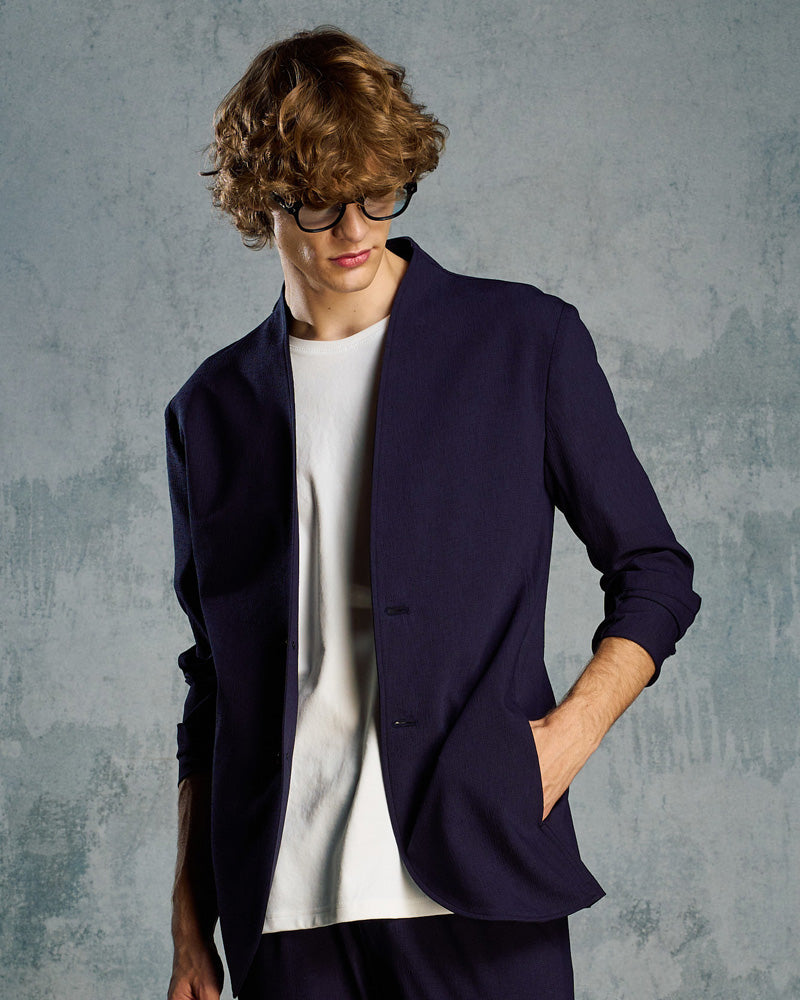 solid collar single jacket – wjk online store