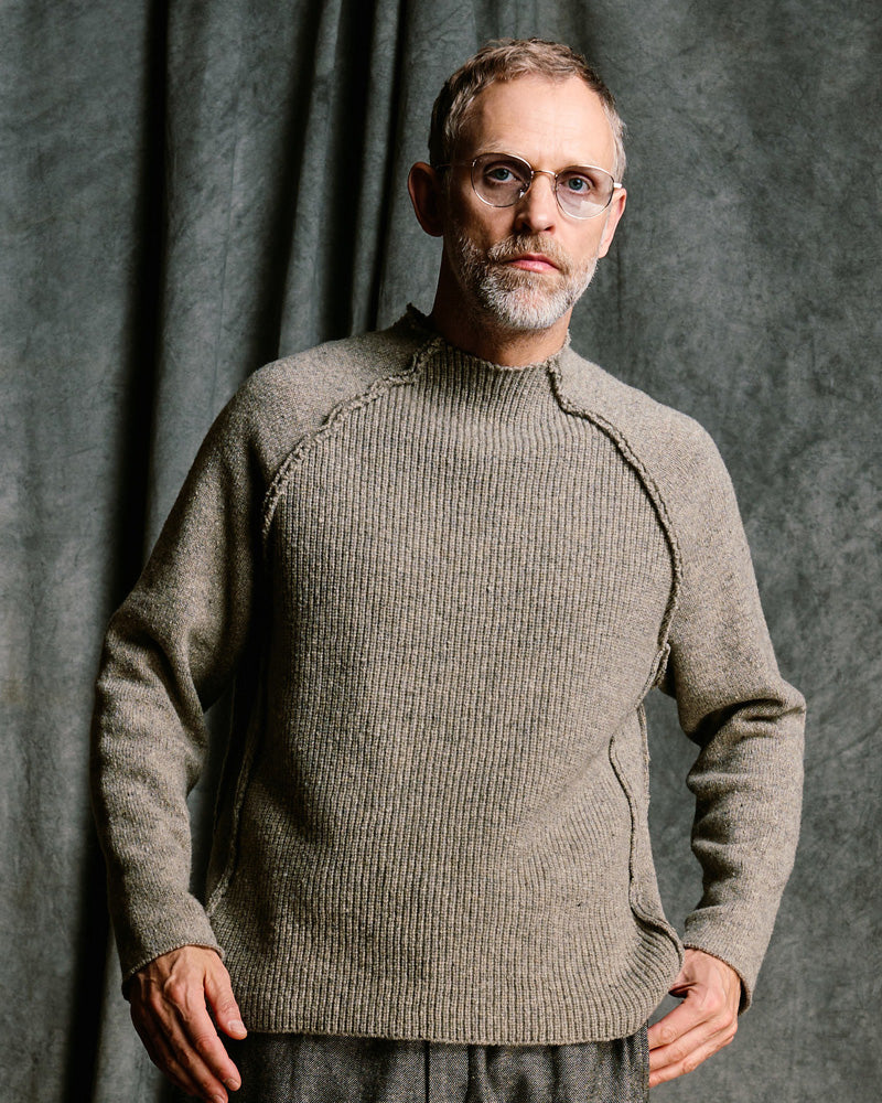 lomond×powder line high-neck knit