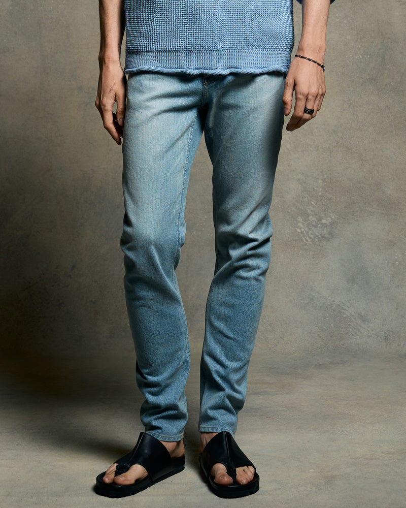 slim banana denim