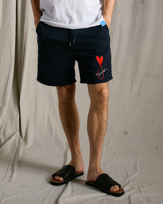 【Maison Honoré Paris × wjk】heart fish dry french terry shorts