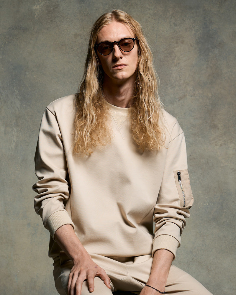 utility pocket sweatshirt