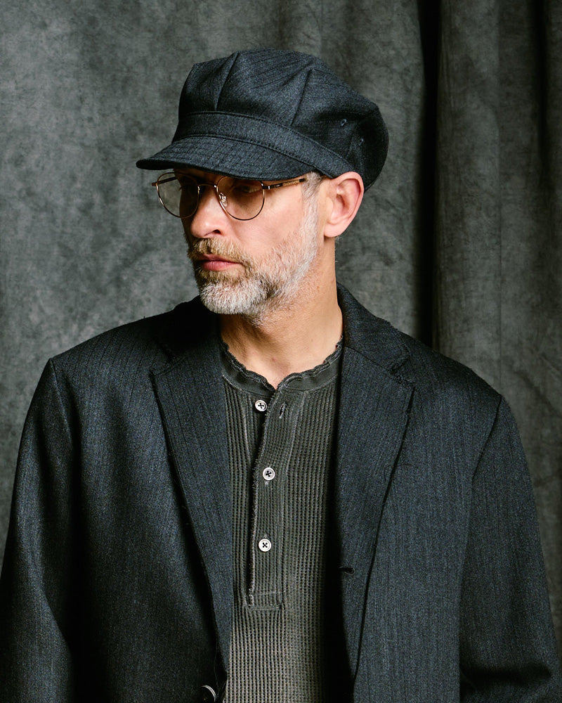 venetian stripe engineer cap